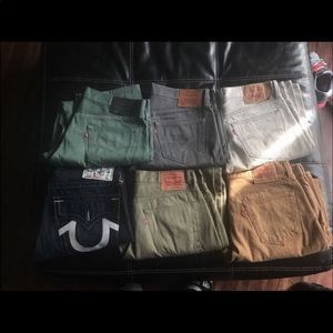 MENS DESIGNER JEANS TRUE RELIGION LEVIS LRG